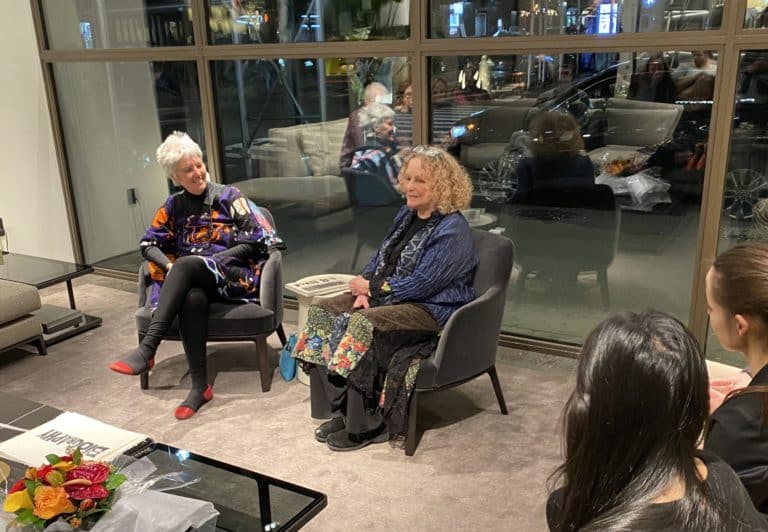 Fran Bull’s book signing event in New York City at The Poliform showroom